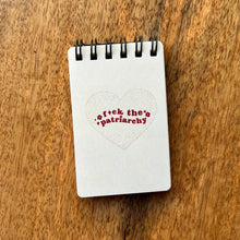 Load image into Gallery viewer, F the Patriarchy Mini Notepad