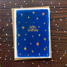 Load image into Gallery viewer, Starry Birthday Card