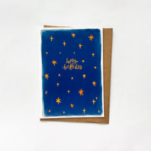 Load image into Gallery viewer, Starry Birthday Card