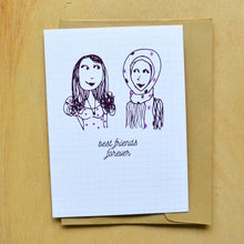 Load image into Gallery viewer, Best Friends Forever Card