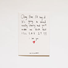 Load image into Gallery viewer, I Love You (Damnit) Card