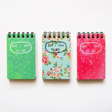 Load image into Gallery viewer, Shit I Need To Do Mini Notepad