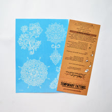 Load image into Gallery viewer, White Henna Temporary Tattoos