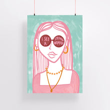 Load image into Gallery viewer, I See a Strong Woman - Framed Art Print