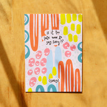 Load image into Gallery viewer, Sorry JB Card