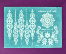 Load image into Gallery viewer, White Henna Temporary Tattoos