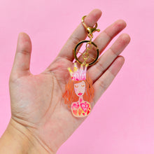 Load image into Gallery viewer, Super Mom Acrylic Keychain
