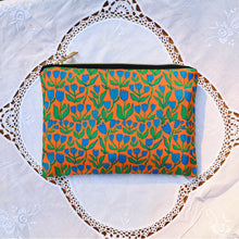 Load image into Gallery viewer, Orange Summer Zipper Pouch
