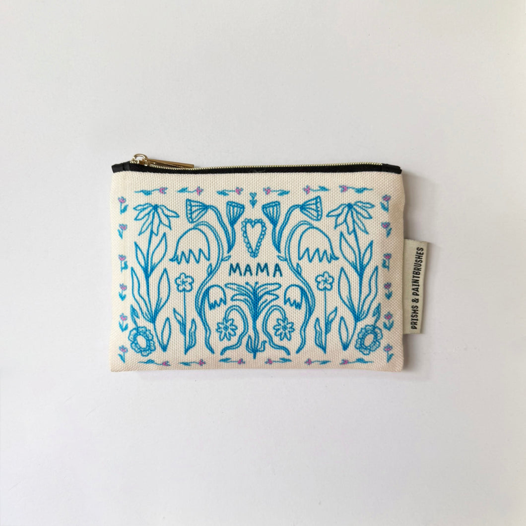 Mama Small Zipper Pouch