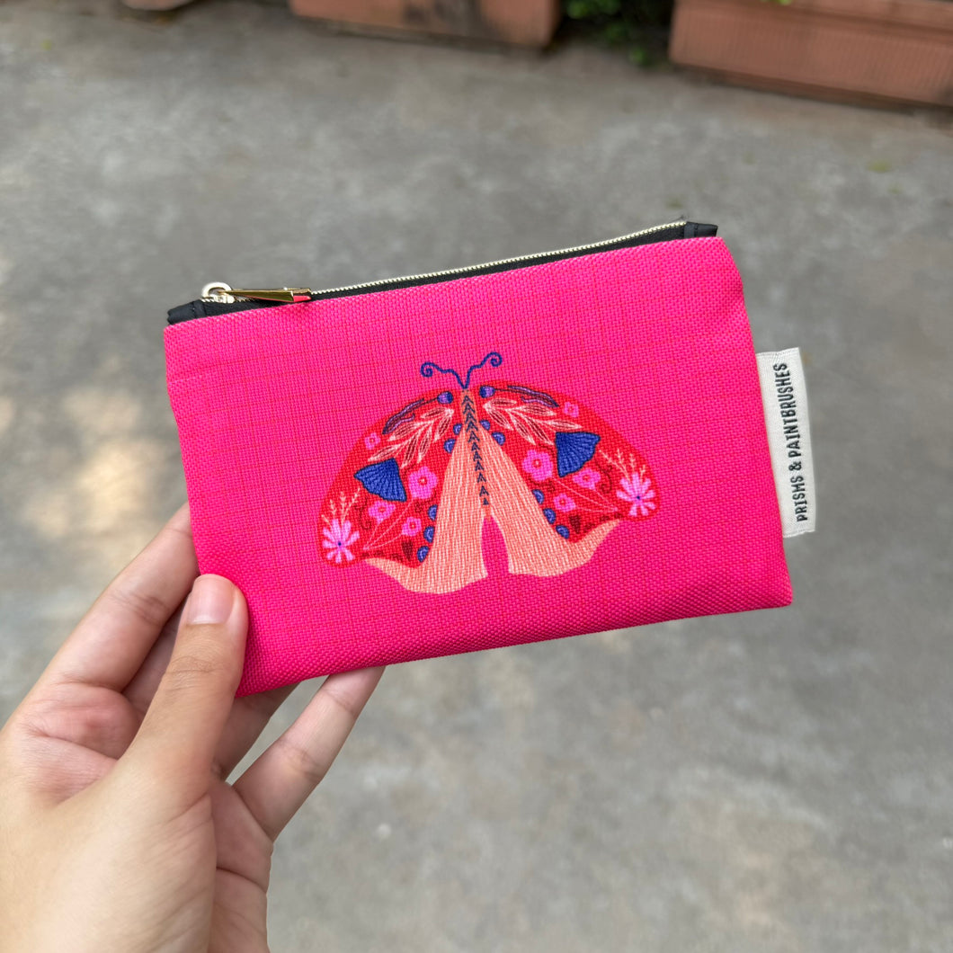 Laila Butterfly Small Zipper Pouch