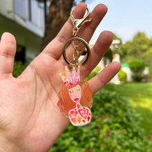 Load image into Gallery viewer, Super Mom Acrylic Keychain
