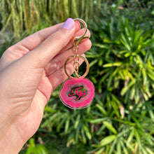 Load image into Gallery viewer, Khatarnak Pink Acrylic Keychain
