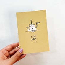 Load image into Gallery viewer, Birthday Cat Card
