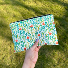 Load image into Gallery viewer, Into the Woods White Zipper Pouch
