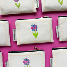 Load image into Gallery viewer, Enchanted Wood Flower Small Zipper Pouch
