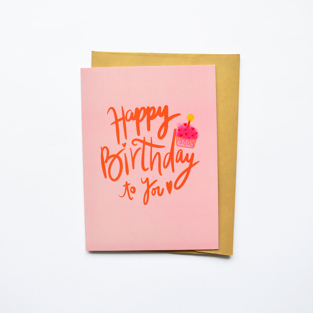 Happy Birthday To You Card