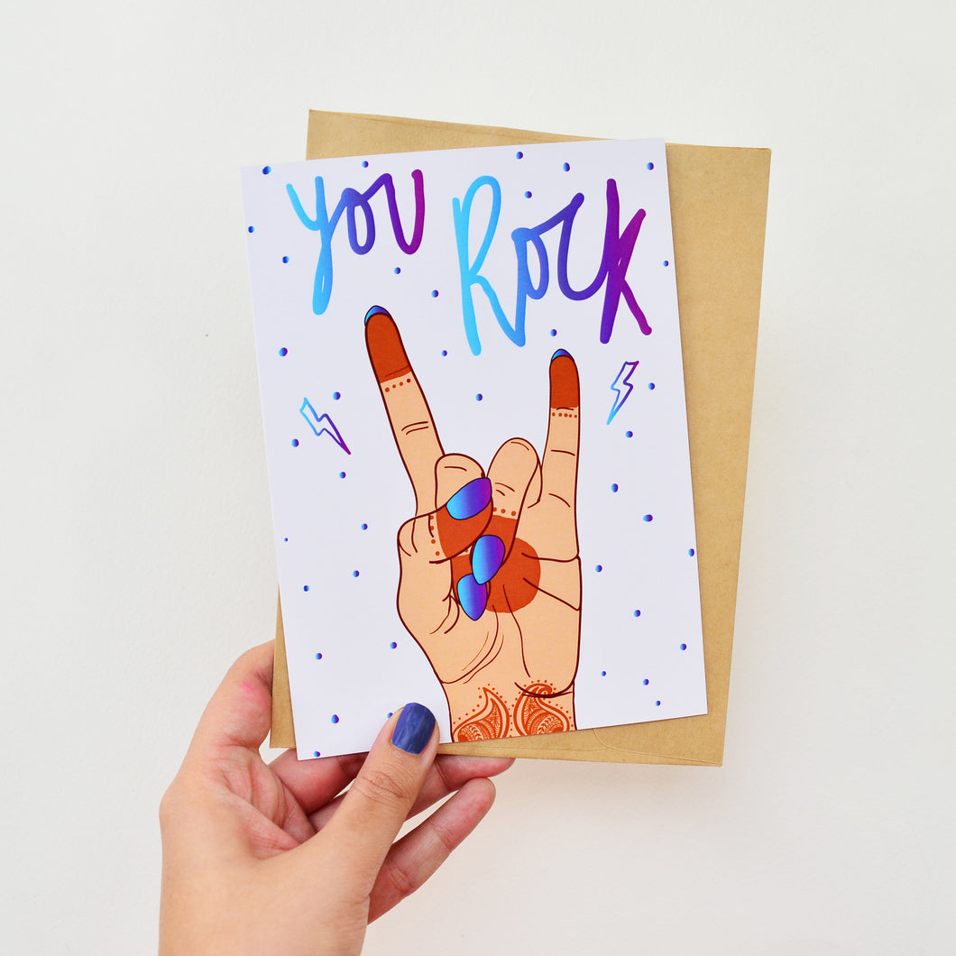 You Rock Card