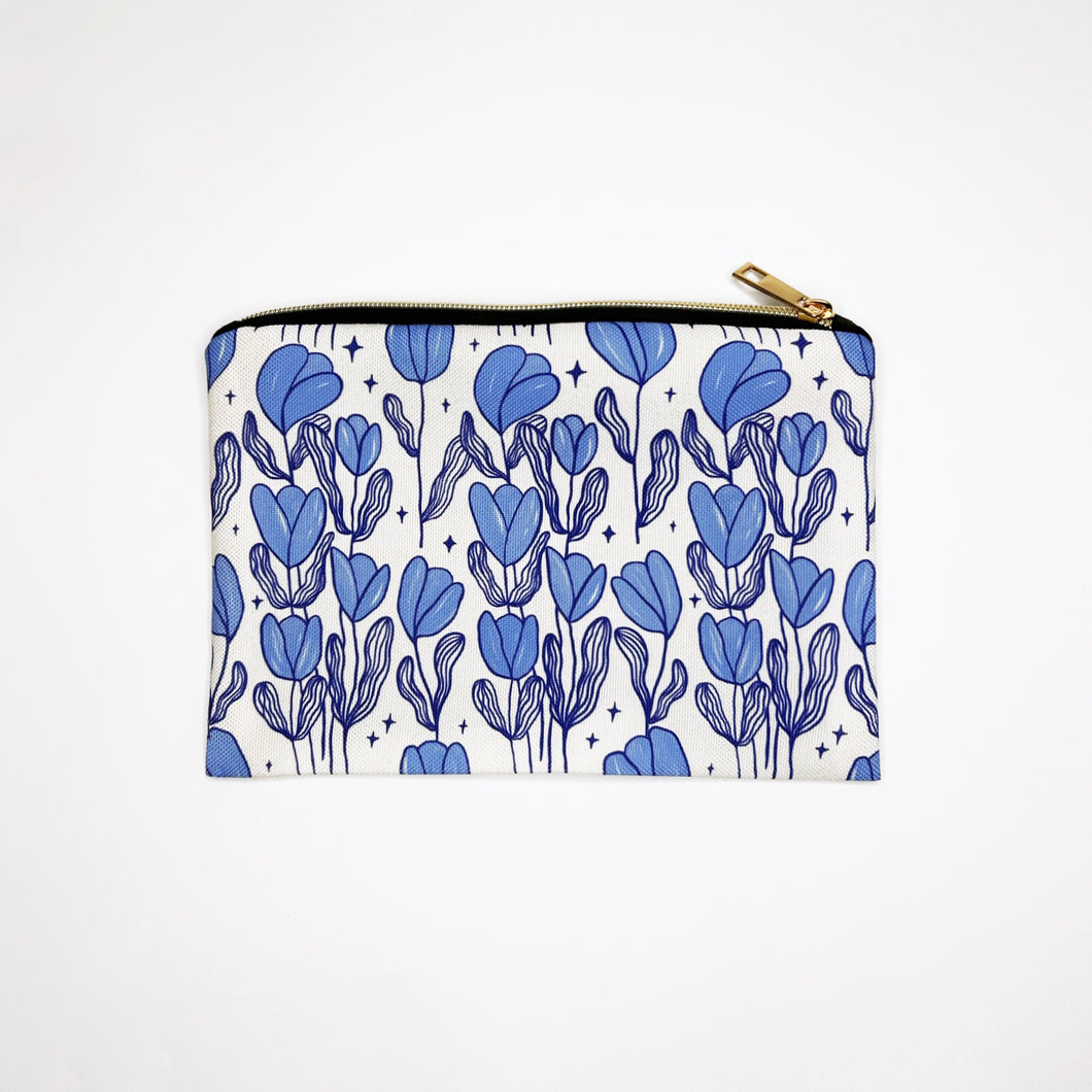 Whimsical Tulips Zipper Pouch