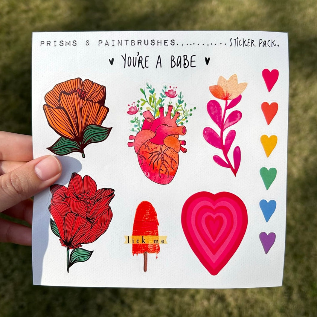 You're a Babe Sticker Pack