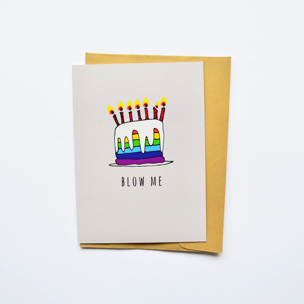 Blow Me Card